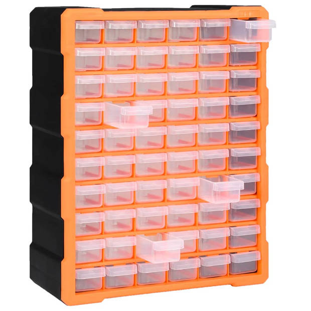 vidaXL Organiser met 60 lades 38x16x47,5 cm