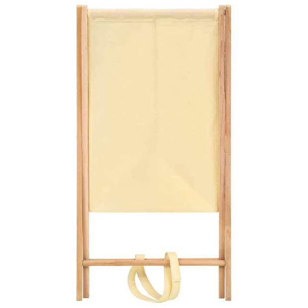 vidaXL Wasmand 42x41x64 cm cederhout en stof beige