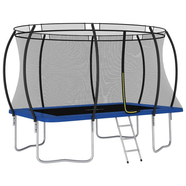 The Living Store Trampoline Rechthoekig - 335x244x90 cm - GS Gecertificeerd Hoge Kwaliteit - Met Veiligheidsnet -