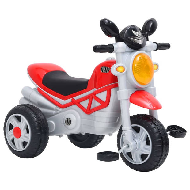 The Living Store Kindertrike - Rood - Kunststof - 68.5 x 40.5 x 54 cm - 25 kg draagvermogen