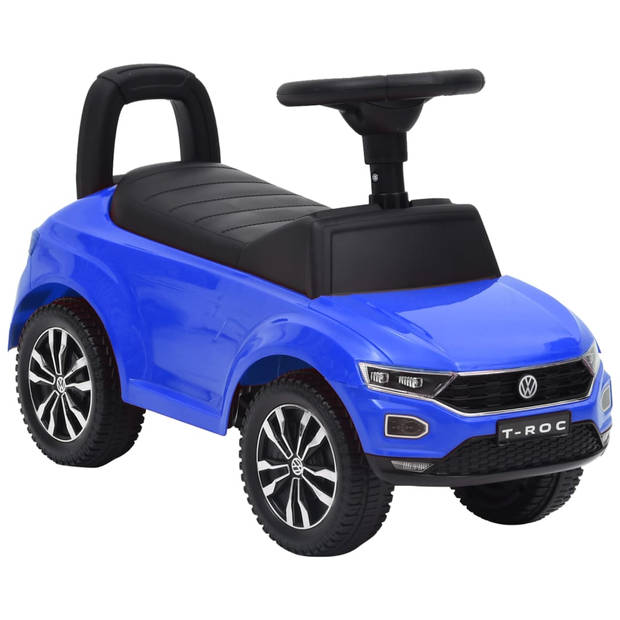 The Living Store Volkswagen Loopauto - Kinderloopauto - Blauw - Kunststof - 66.5 x 28 x 42.5 cm - Geschikt voor 12-36