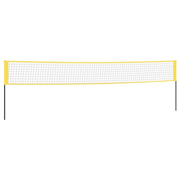 The Living Store Badmintonnet 600x155 cm - Duurzaam PE-stof - Geschikt voor badminton - tennis en volleybal -