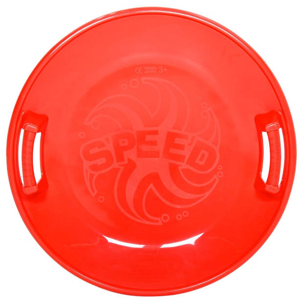 vidaXL Slee rond 66,5 cm PP rood