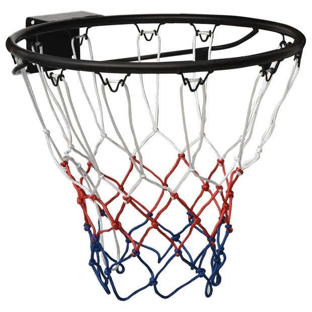 The Living Store Basketbalring Stalen - Wandmontage - Duurzaam - Stabiel - Geschikt voor binnen en buiten - 45 cm -