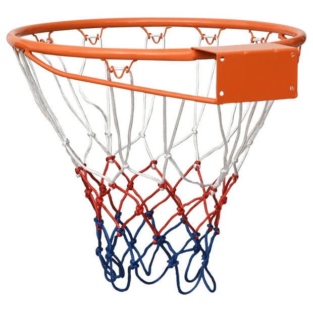 The Living Store Basketbalring - Klassieke stalen basketbalring voor alle weersomstandigheden - Wandmontage - Diameter
