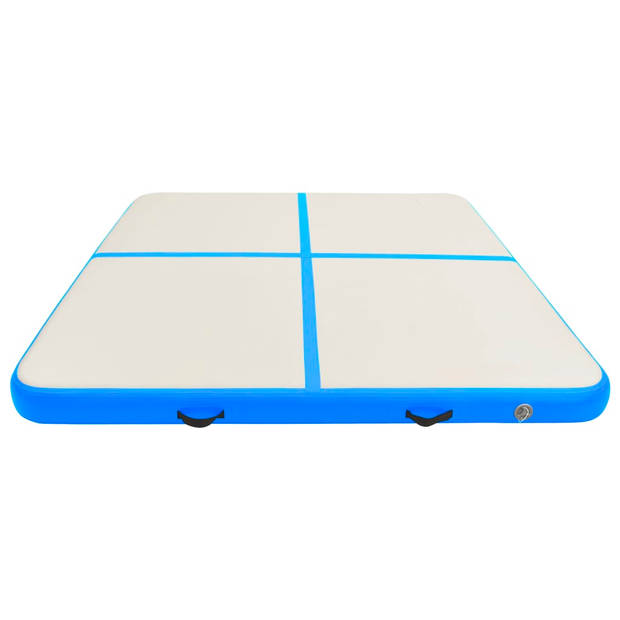 The Living Store Opblaasbare Sportmat - Grote en professionele mat - Schokabsorberend en anti-slip - Waterdicht - PVC -