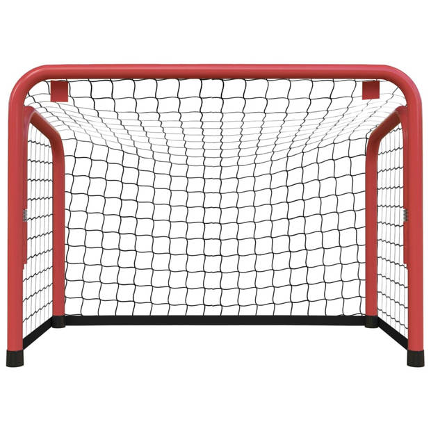 The Living Store Hockeydoel - Duurzaam polyester net - Stabiel stalen frame - Brede toepassingen - Eenvoudige montage -