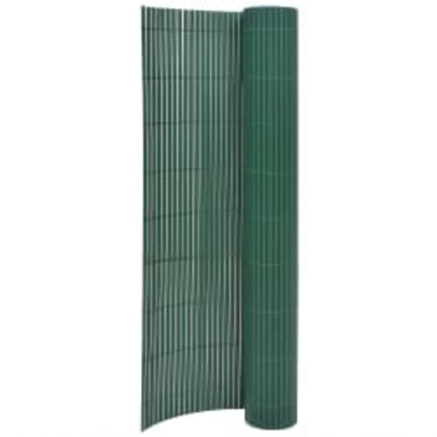 The Living Store Tuinhek PVC - 110 x 300 cm - Groen - Flexibel en Duurzaam