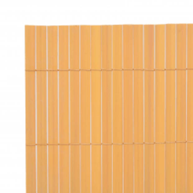 The Living Store Tuinafscheiding - PVC - 110 x 300 cm - Uv- en weerbestendig - Geel