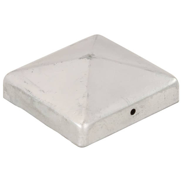 The Living Store Piramide Paalkap MS-metaal - 95 x 95 mm - 35 mm - Geschikt voor 91 mm palen