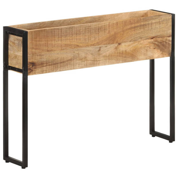 vidaXL Plantenbak 90x20x68 cm ruw mangohout