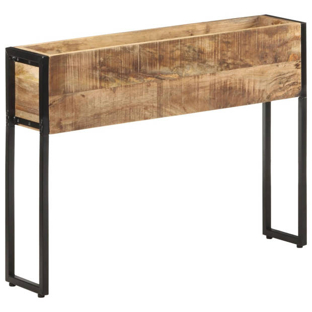 vidaXL Plantenbak 90x20x68 cm ruw mangohout