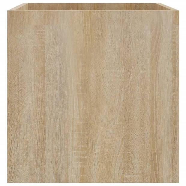 vidaXL Plantenbak 40x40x40 cm bewerkt hout sonoma eiken