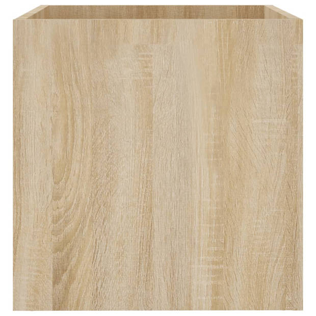 vidaXL Plantenbak 40x40x40 cm bewerkt hout sonoma eiken