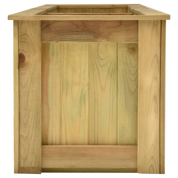 The Living Store Houten Tuinbak - Verhoogd - 196 x 50 x 50 cm - Weerbestendig