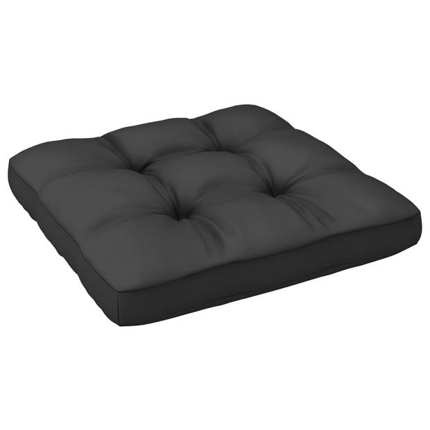 vidaXL 4-delige Loungeset met kussens massief grenenhout