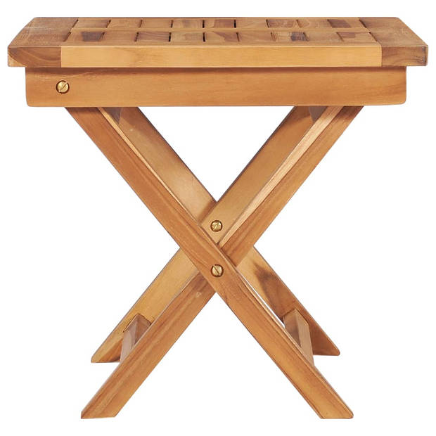 The Living Store Ligbedden Teak - Tuinmeubelen - 195x59.5 cm - Verstelbaar