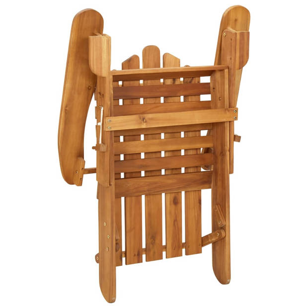 vidaXL Tuinstoel Adirondack massief acaciahout