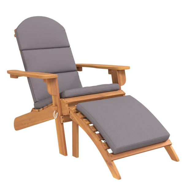 vidaXL 3-delige Loungeset Adirondack massief acaciahout