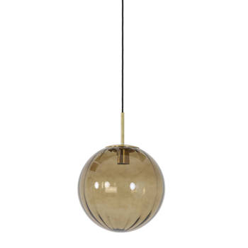 Light and Living hanglamp - goud - glas - 2957282