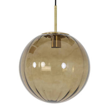 Light and Living hanglamp - goud - glas - 2957282