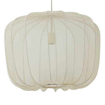 Light and Living hanglamp - wit - textiel - 2963527