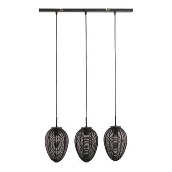 Light and Living hanglamp - zwart - metaal - 2969812