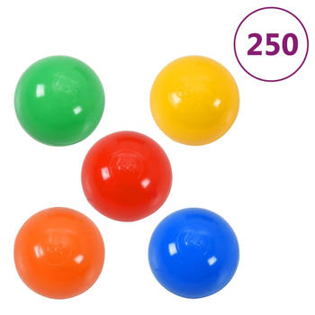 The Living Store Zwembadballen - Babyspeelballen - Diameter 6 cm - Duurzaam PE - Terug naar originele vorm - Geel -