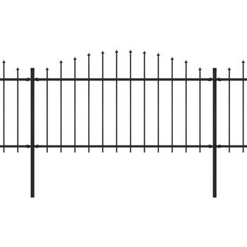 The Living Store Tuinhek - Stalen omheining - 6.8m - (1.25-1.5)m hoog