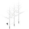 Decoratieboom Berk Winter Kerst 3 Stuks 75 cm Wit