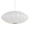 Light and Living hanglamp - wit - textiel - 3025426