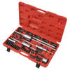 The Living Store Diesel Injector Trekkerset - Hoogwaardig Stalen Gereedschap - Incl - 4 Adapters - 4 Glijhamers - 5