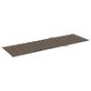 The Living Store Ligbed - Greywash - 200x68x30/86cm - Verstelbaar - Met Wielen