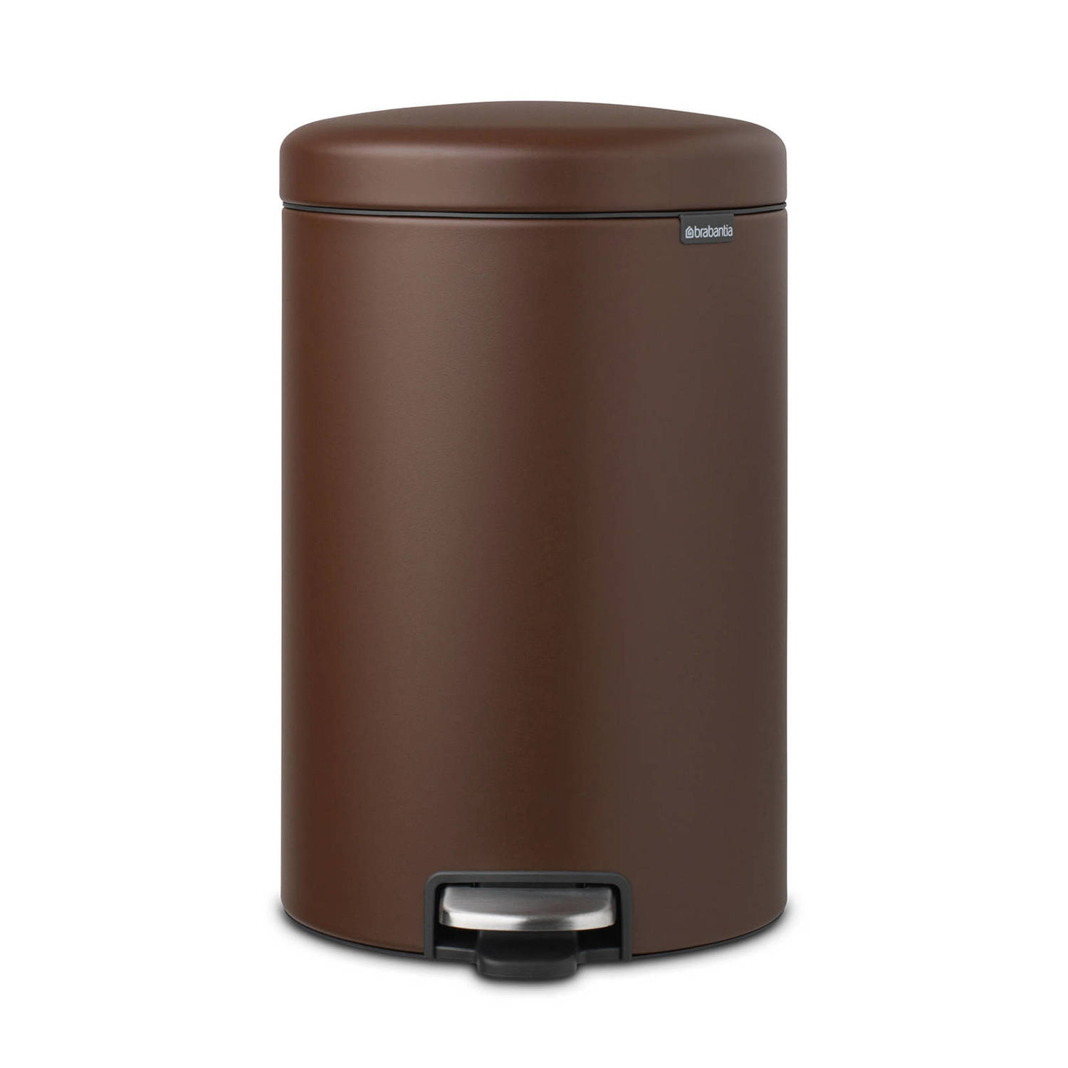 Brabantia NewIcon Pedaalemmer 20 Liter Mineral Cosy Brown