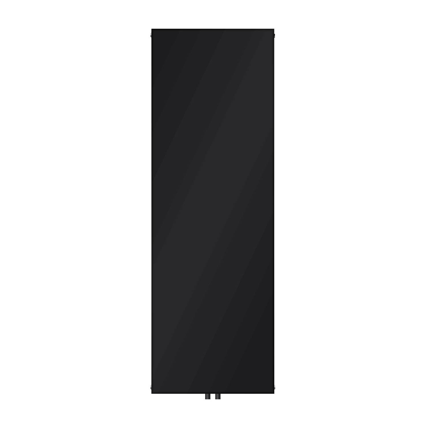 Paneelradiator Enkellaags 1800x604 mm Zwart mat met middenaansluiting LuxeBath