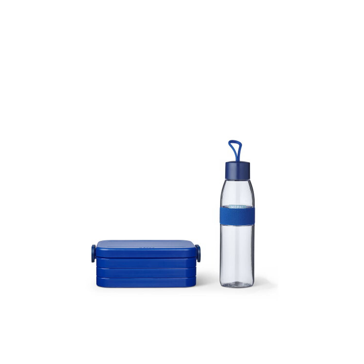 Mepal - Giftset Onderweg (lunchbox Take a Break + waterfles Ellipse) - Vivid blue