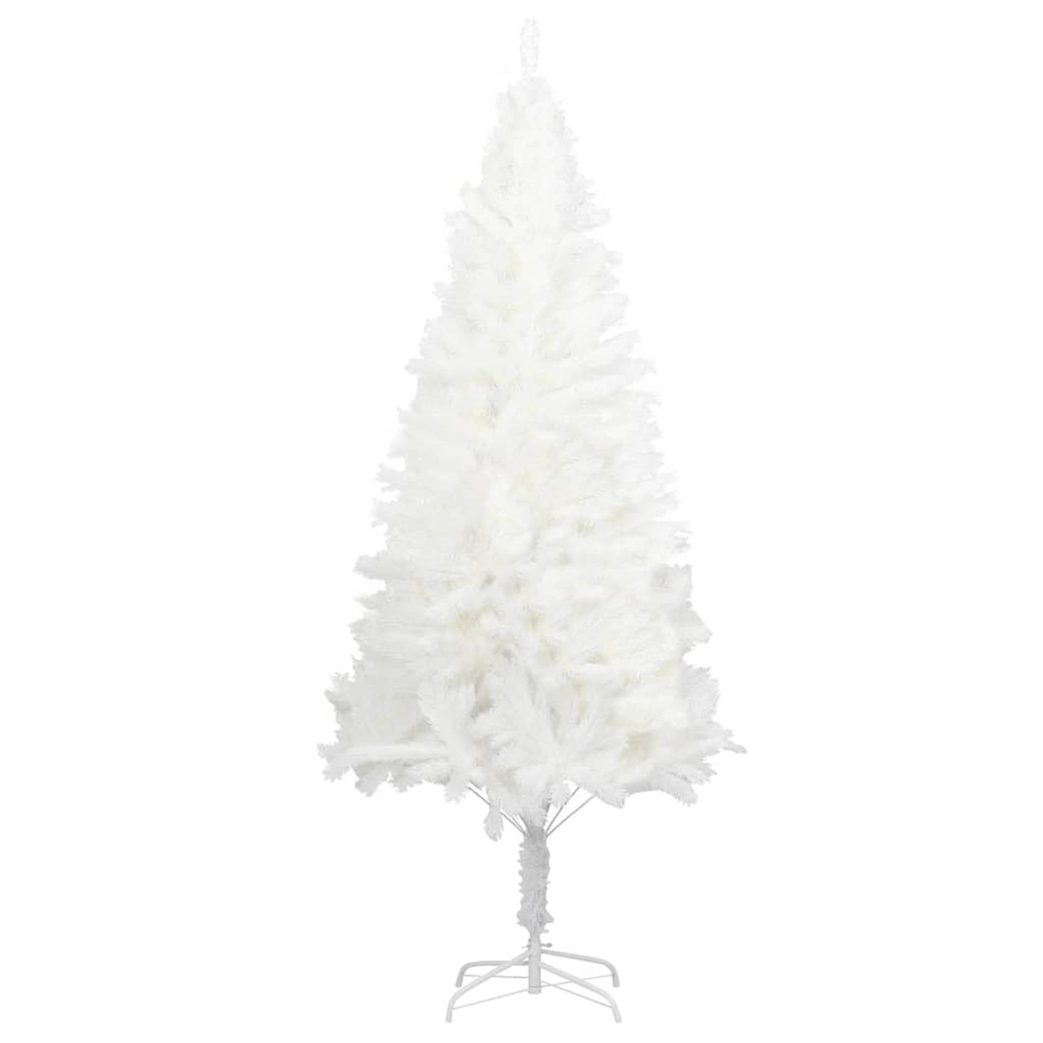 The Living Store Kunstkerstboom met levensechte naalden 240 cm wit - Decoratieve kerstboom