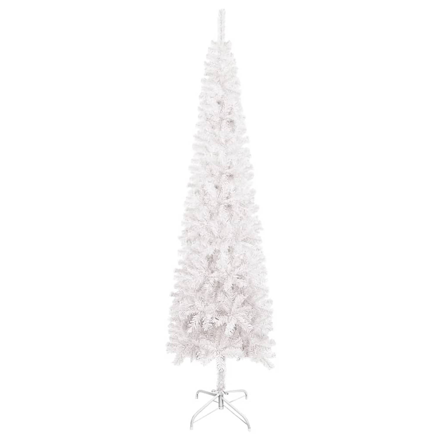 The Living Store Kerstboom Sneeuwwit - 150 cm - PVC - Incl - Standaard en 265 uiteinden