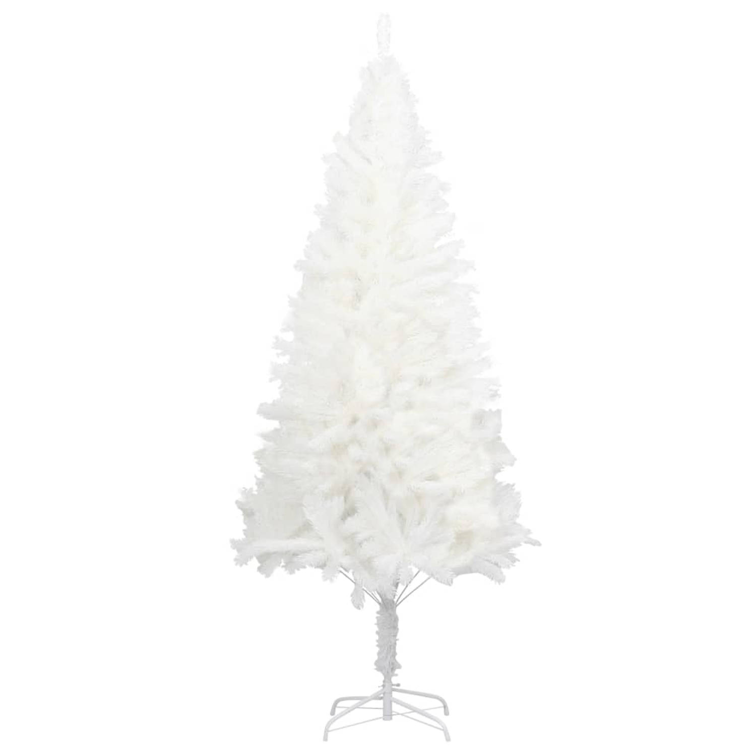 The Living Store Kunstkerstboom met levensechte naalden 180 cm wit - Decoratieve kerstboom