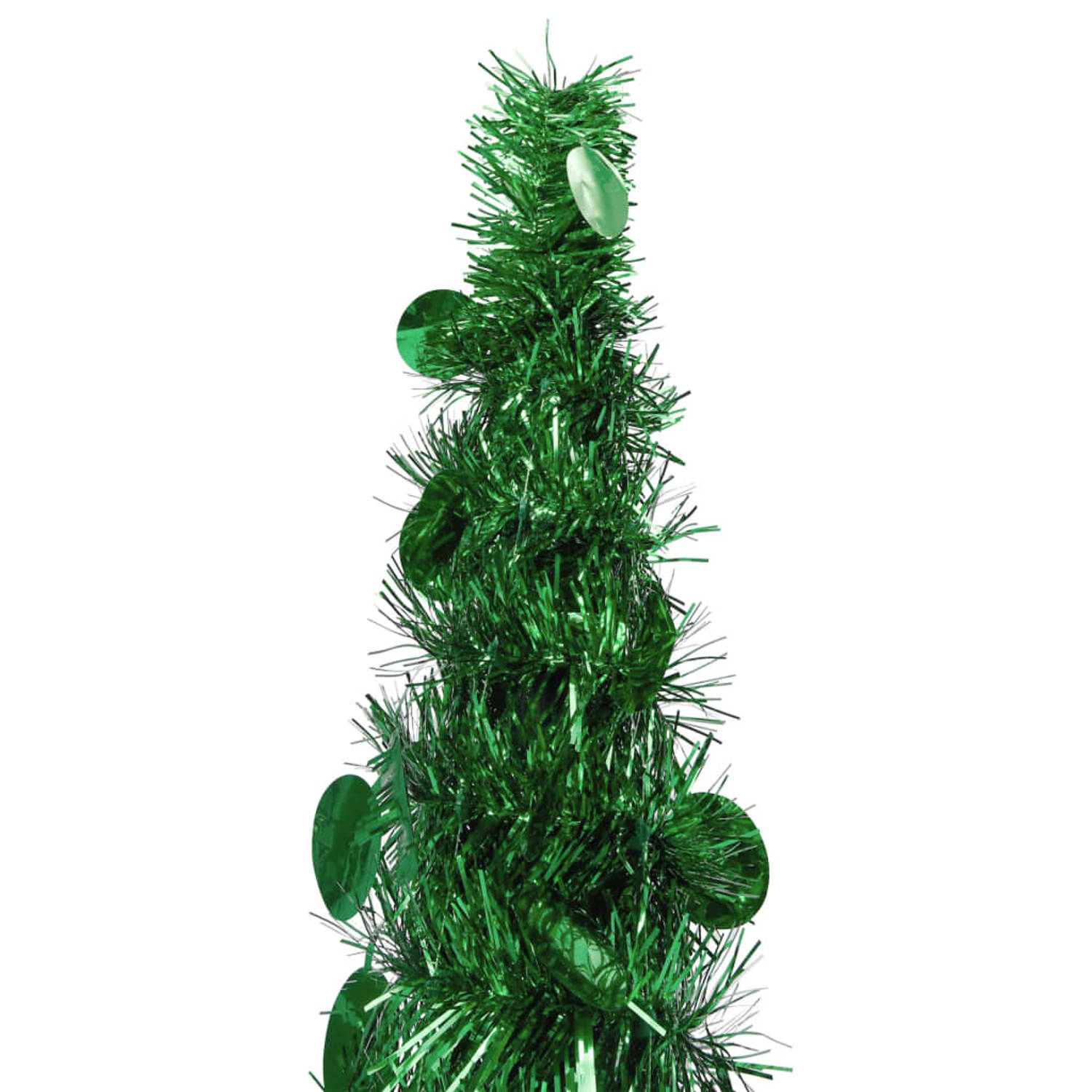 The Living Store Kunstkerstboom pop-up 120 cm PET groen - Decoratieve kerstboom