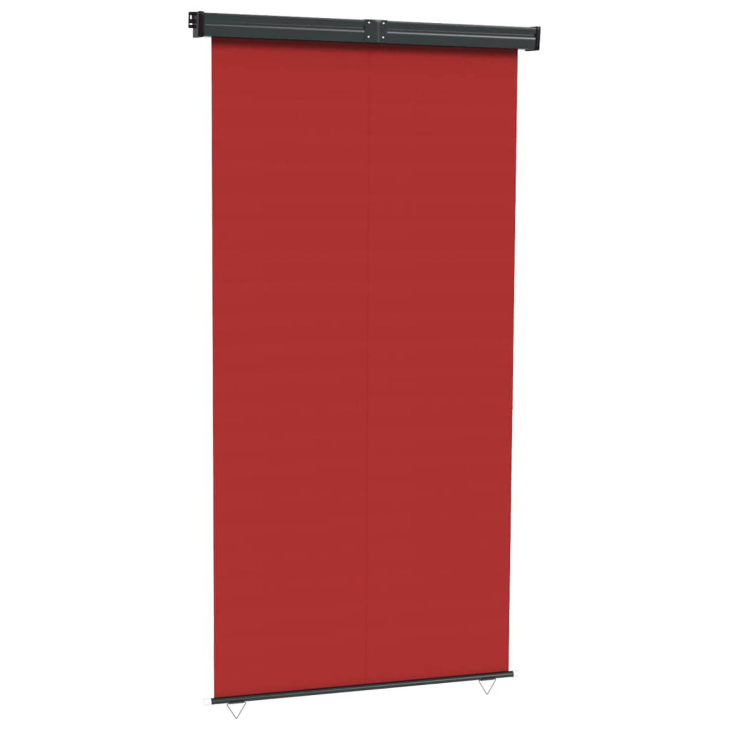 The Living Store Verticale Luifel - Rood - 140x250 cm - Uv- en waterbestendig