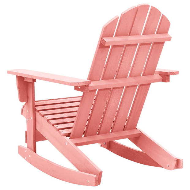 vidaXL Schommelstoel Adirondack massief vurenhout roze