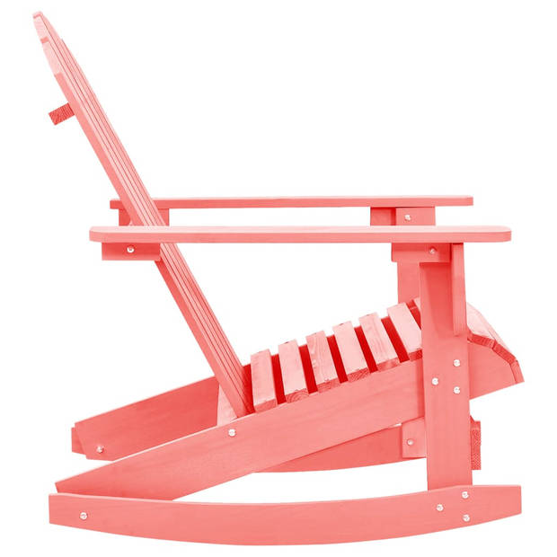 vidaXL Schommelstoel Adirondack massief vurenhout roze