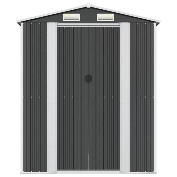 The Living Store Opbergoplossing voor buitenshuis - Schuur - 192 x 938 x 223 cm - Gegalvaniseerd staal