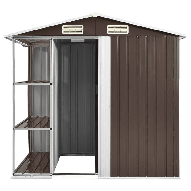 The Living Store Tuinberging Gegalvaniseerd IJzer - 205 x 130 x 183 cm - Bruin