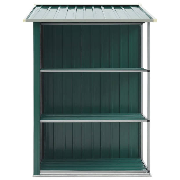 The Living Store Tuinberging - Groen - 205x130x183 cm - Gegalvaniseerd ijzer