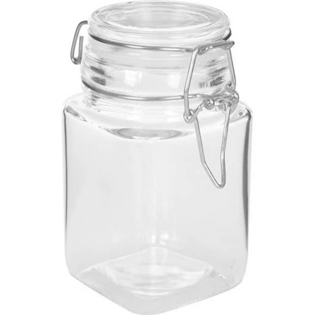 The Living Store Jampotten - Glas - 260 ml - Transparant - 12 stuks