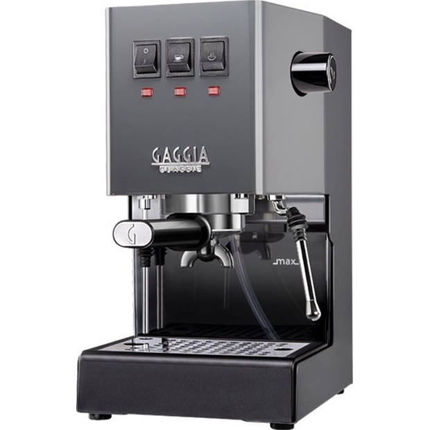 Gaggia Classic Evo RI9481/16 espresso apparaat - donkergrijs - 2 kopjes