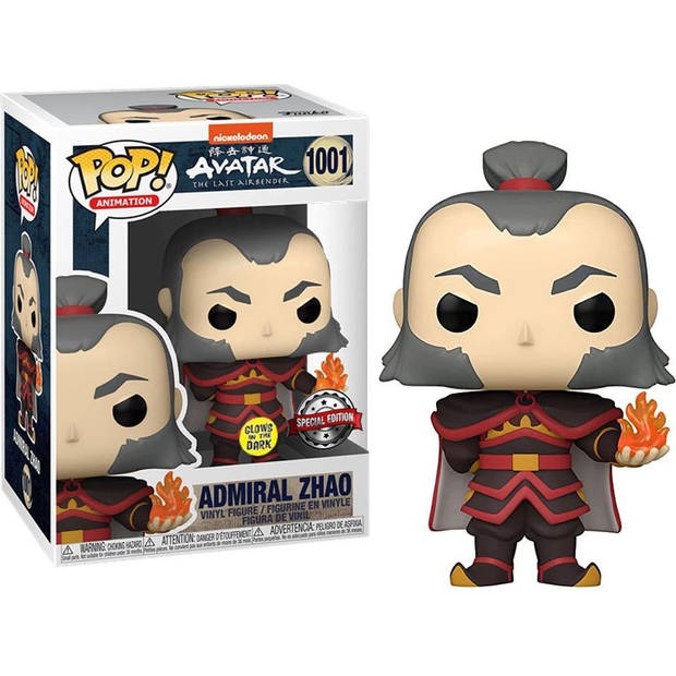 Funko Pop! Avatar: Admiraal Zhao met vuurbal (GITD)