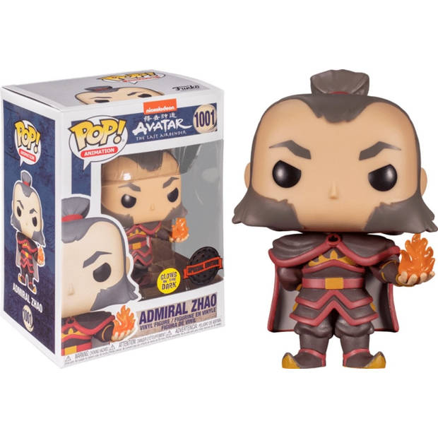 Funko Pop! Avatar: Admiraal Zhao met vuurbal (GITD)